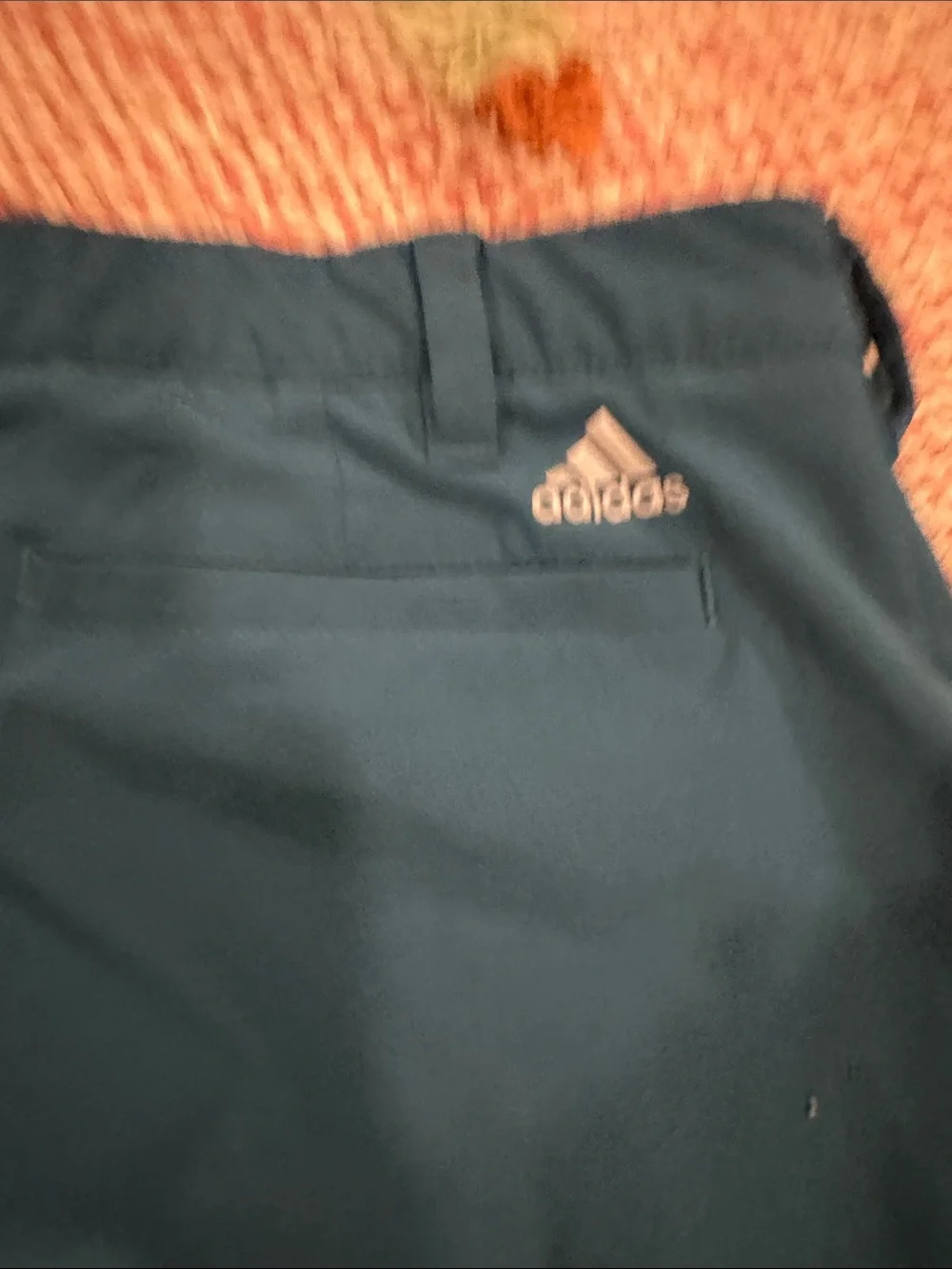 adidas Teal Blue men’s  Athletic Shorts with Logo Waistband